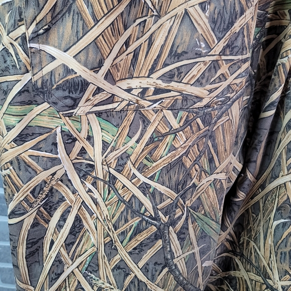 Mount'n Prarie Skyline Camo Fall Fight Duck Camo Hunting Overall Bibs Men's XL - Picture 12 of 16